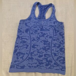 Swiftly Tech Racerback Tank Top Purple Slate, Sz 8, Lululemon, Hip Length
